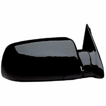 GEARED2GOLF Right Hand Power Non-Heated Non-Folding Door Mirror for 1988-2002 C-K Pickup, Gloss Black GE1831529